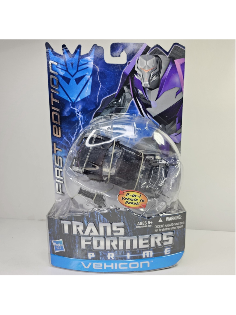 SEALED Transformers Prime VEHICON First Edition Brand New Action Figure Hasbro